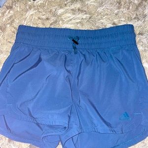 blue adidas shorts